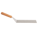 American Metalcraft LT14ST 14" Turner w/ Straight Blade, 3x8", Wood/Stainless thumbnail 3