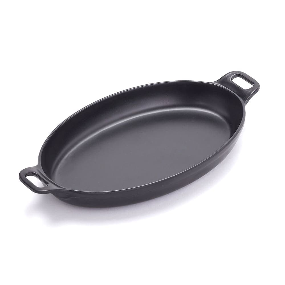 American Metalcraft MC81 13 oz Oval Casserole Dish - Melamine, Black