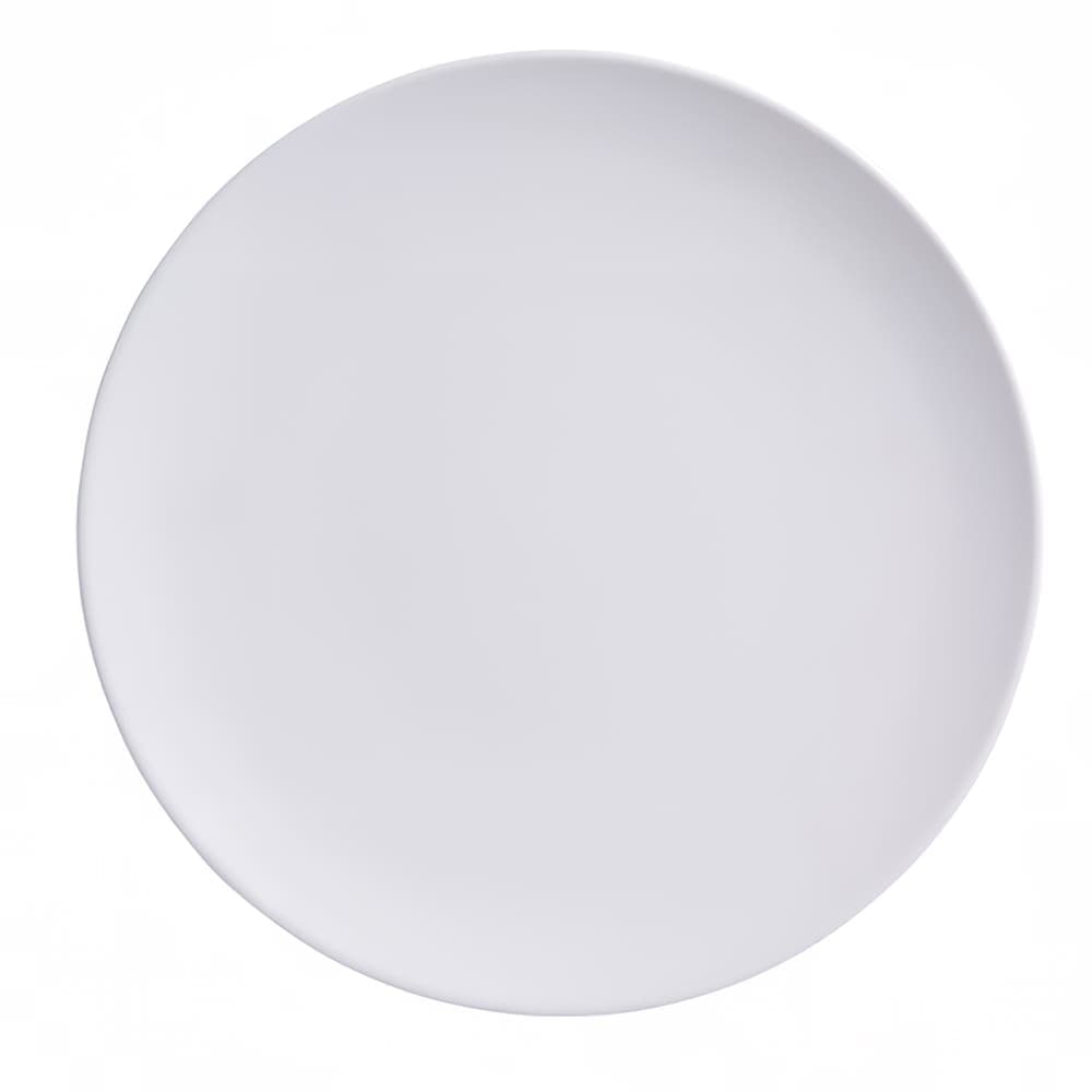American Metalcraft MCP11WH 11 1/2" Round Melamine Plate, Matte White