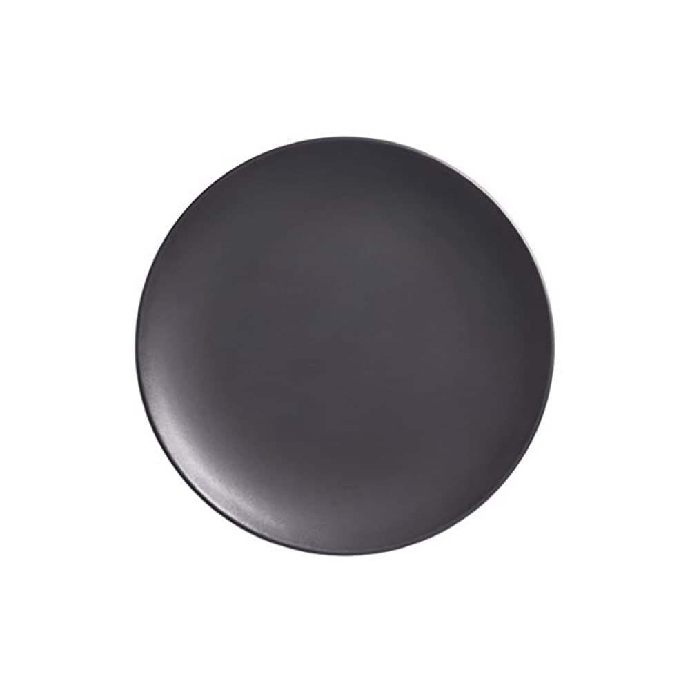American Metalcraft MCP9BK 9" Round Melamine Coupe Plate, Black/Matte Finish