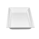 American Metalcraft MEL19 14 1/4" x 7 1/2" Rectangular Endurance Platter - Melamine, White thumbnail 3