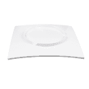 American Metalcraft MEL42 12" Square Melamine Dinner Plate, White thumbnail 4