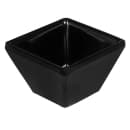 American Metalcraft MELSCB51 1 1/4 oz Melamine Sauce Cup, Black thumbnail 3