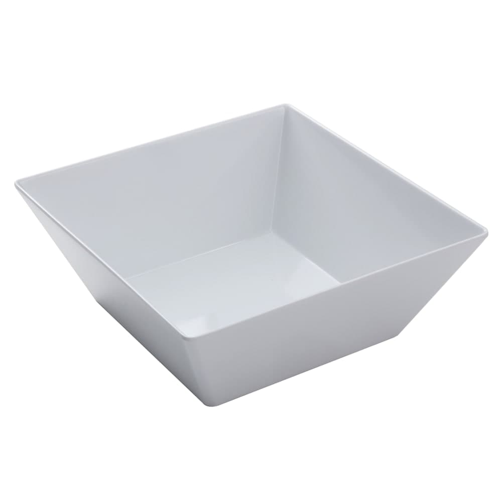 American Metalcraft MELSQ117 228 oz Square Melamine Serving Bowl, White