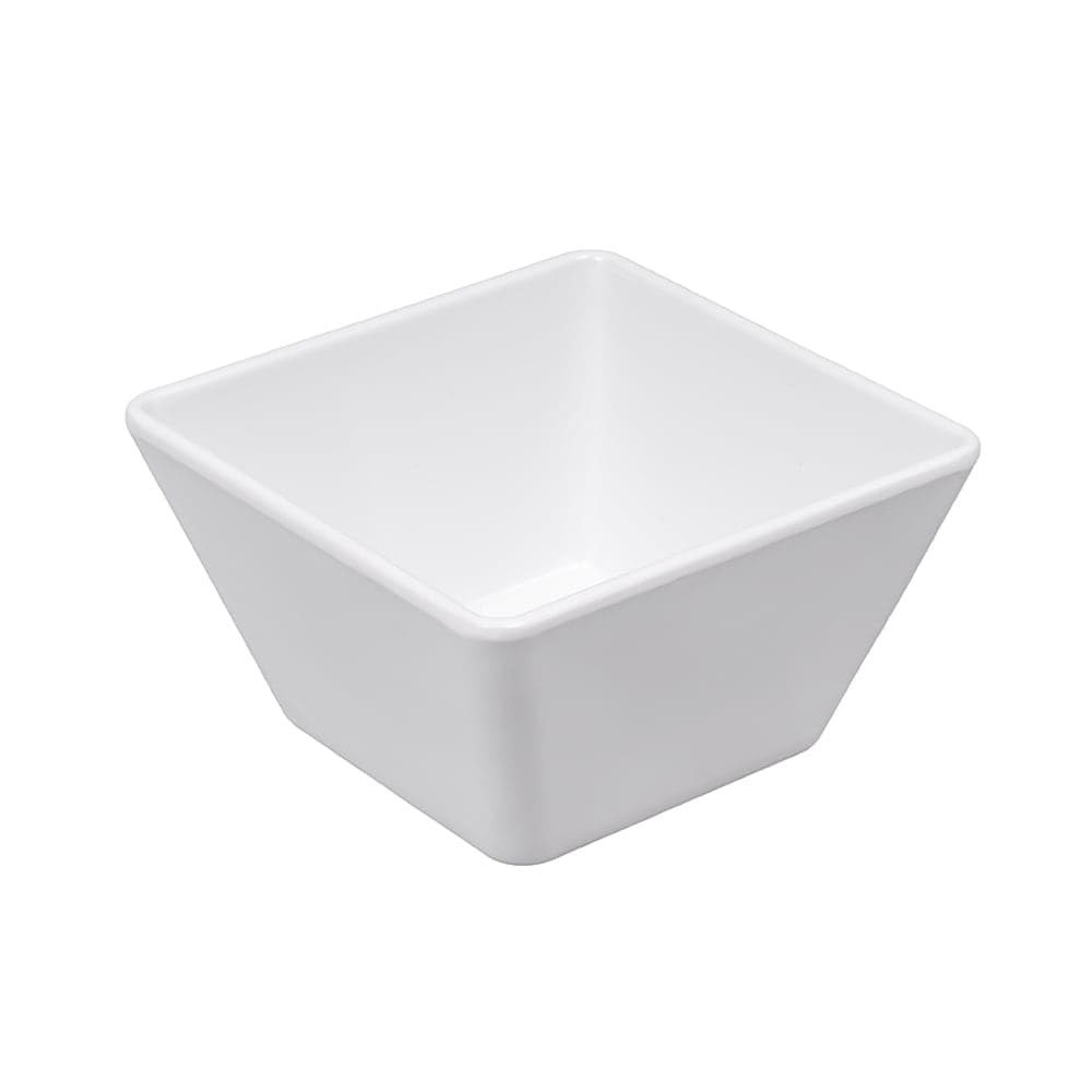 American Metalcraft MELSQ53 23 oz Square Melamine Serving Bowl, White