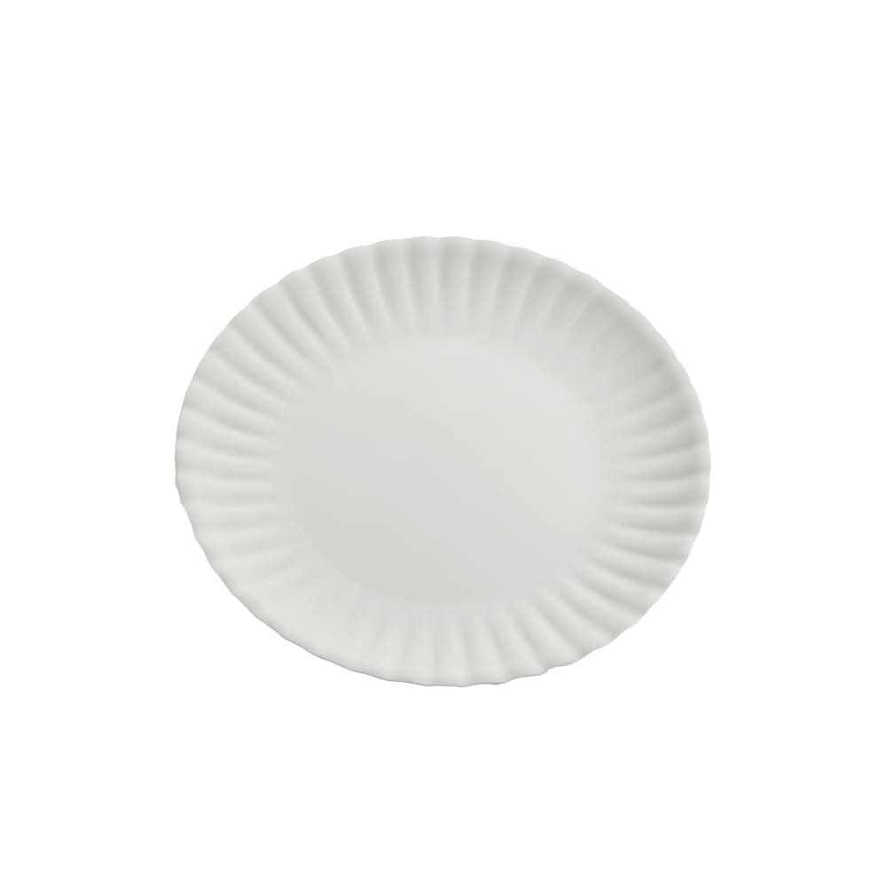 American Metalcraft MP11 10 7/8" Round Melamine Plate, White