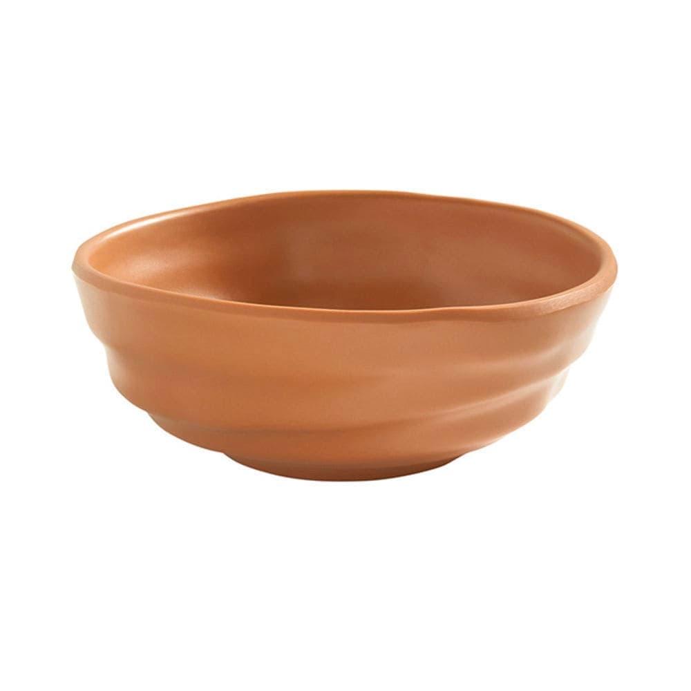 American Metalcraft MRB13TC 13 oz Round Melamine Bowl, Terracotta