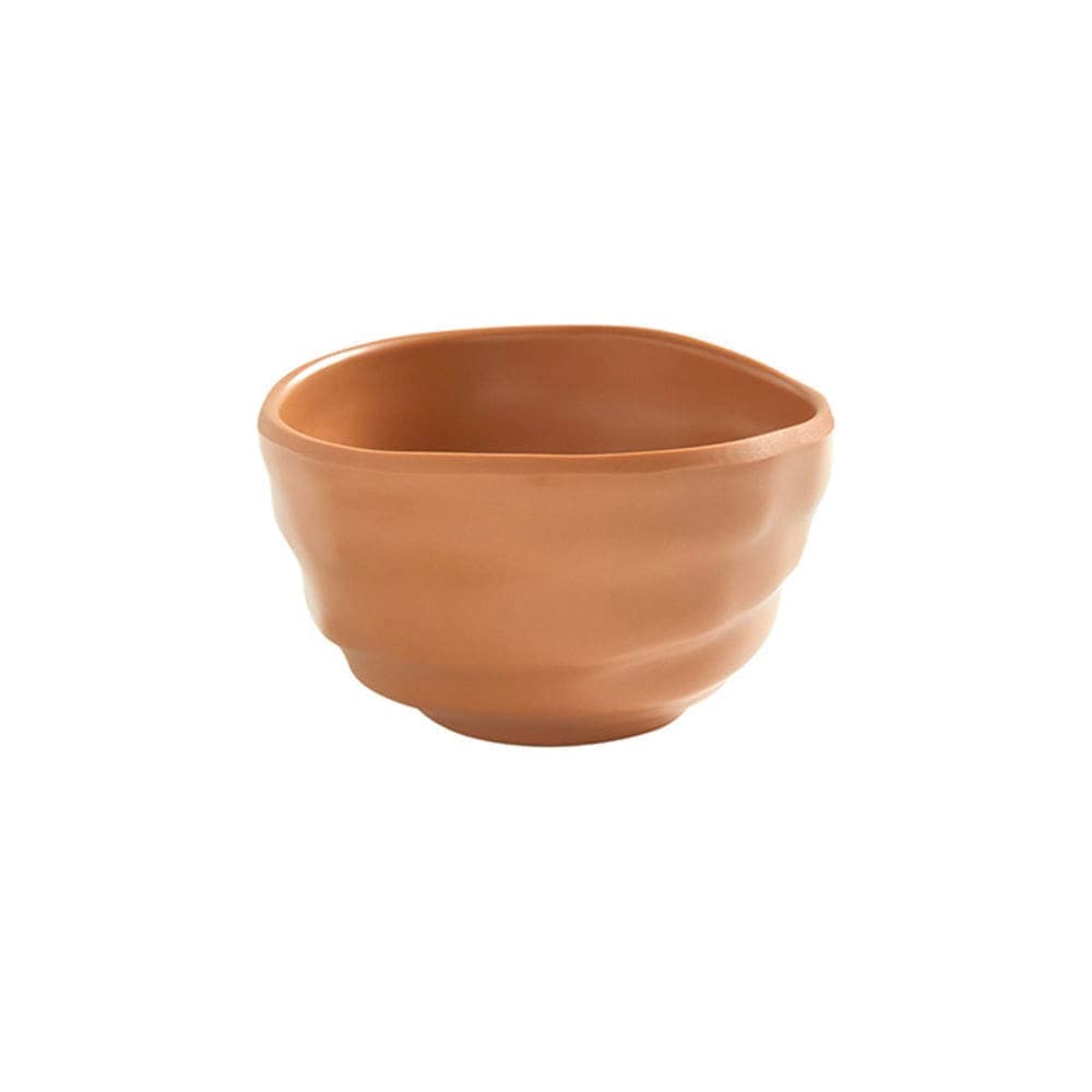 American Metalcraft MRB6TC 6 oz Round Melamine Bowl, Terracotta