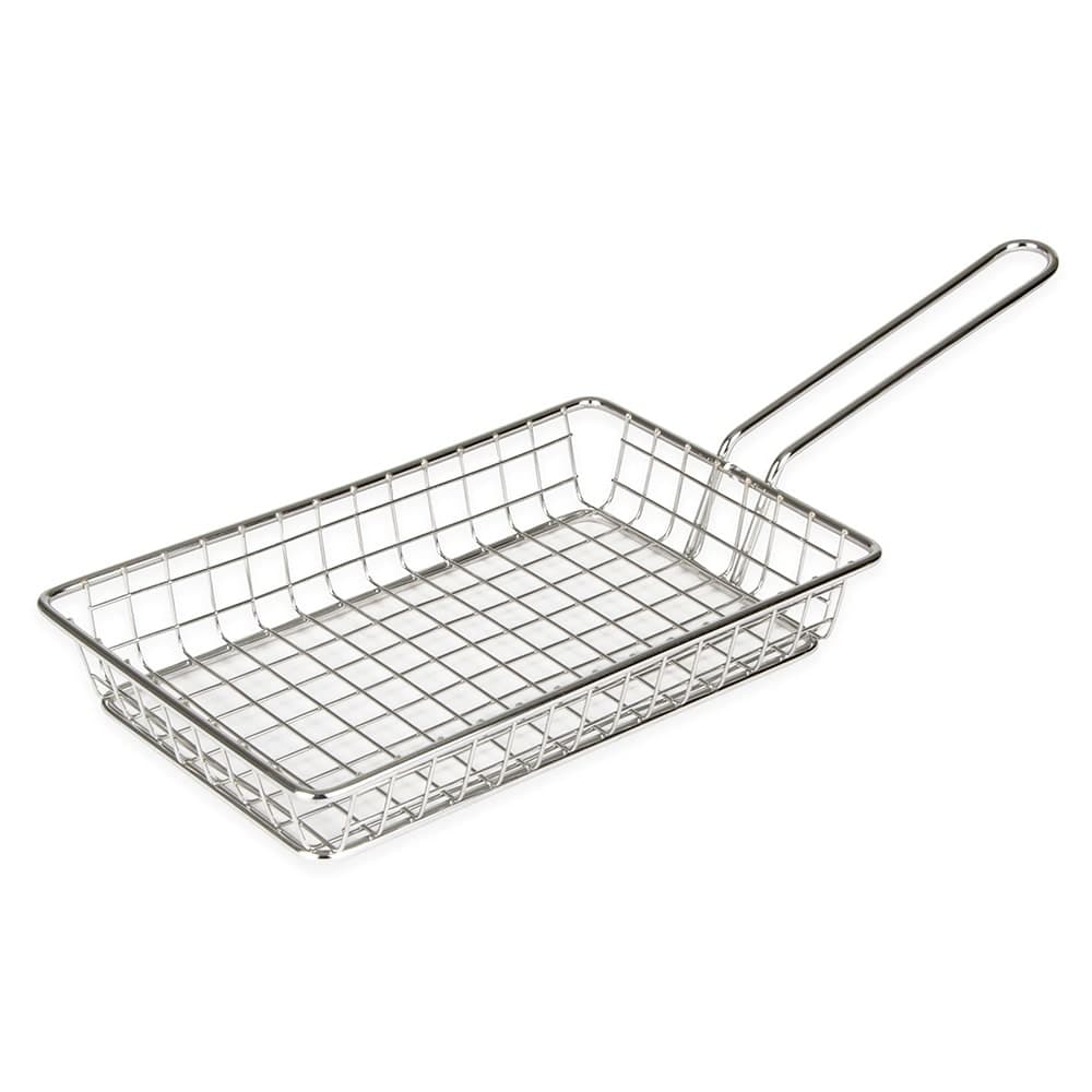 American Metalcraft MRECBSKT Rectangular Grid Basket, Stainless