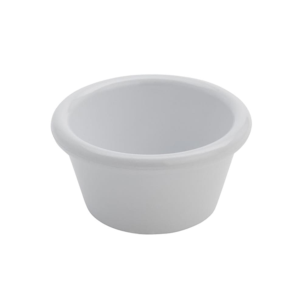 American Metalcraft MRS200W 2 oz Melamine Ramekin, White