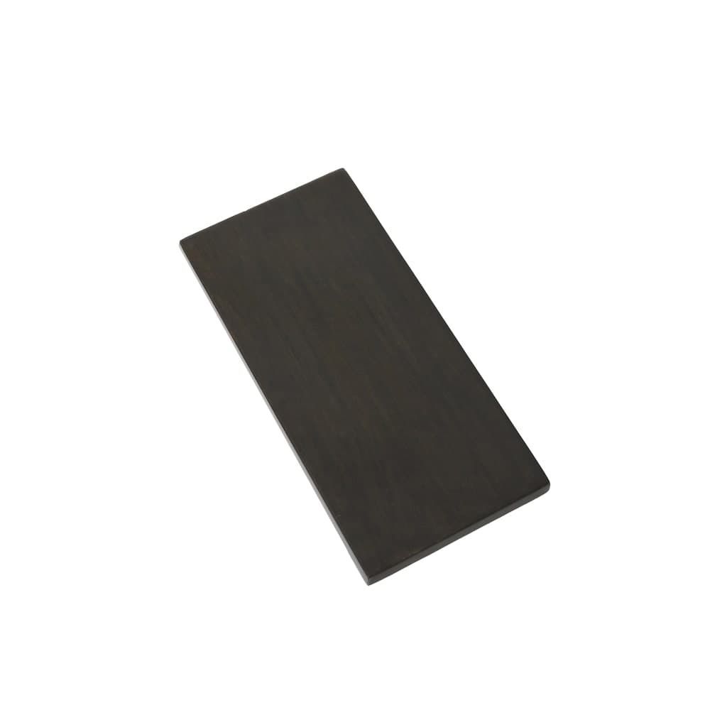 American Metalcraft MWP18 17 3/4" x 8 3/4" Rectangular Upton Platter - Mango Wood, Espresso