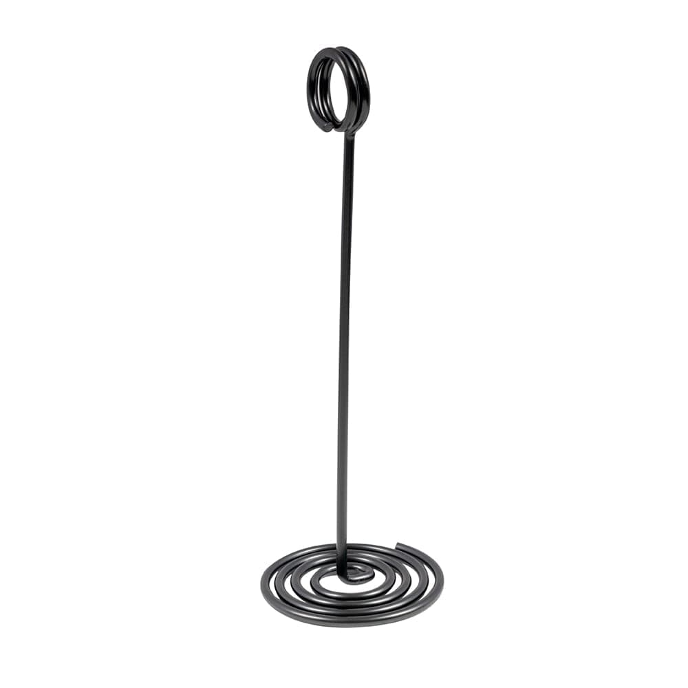 American Metalcraft NSB8 8" Number Card Holder - Steel, Black