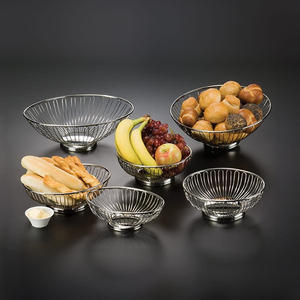 American Metalcraft OBS69 Oval Basket, 9x 5 7/8", Stainless