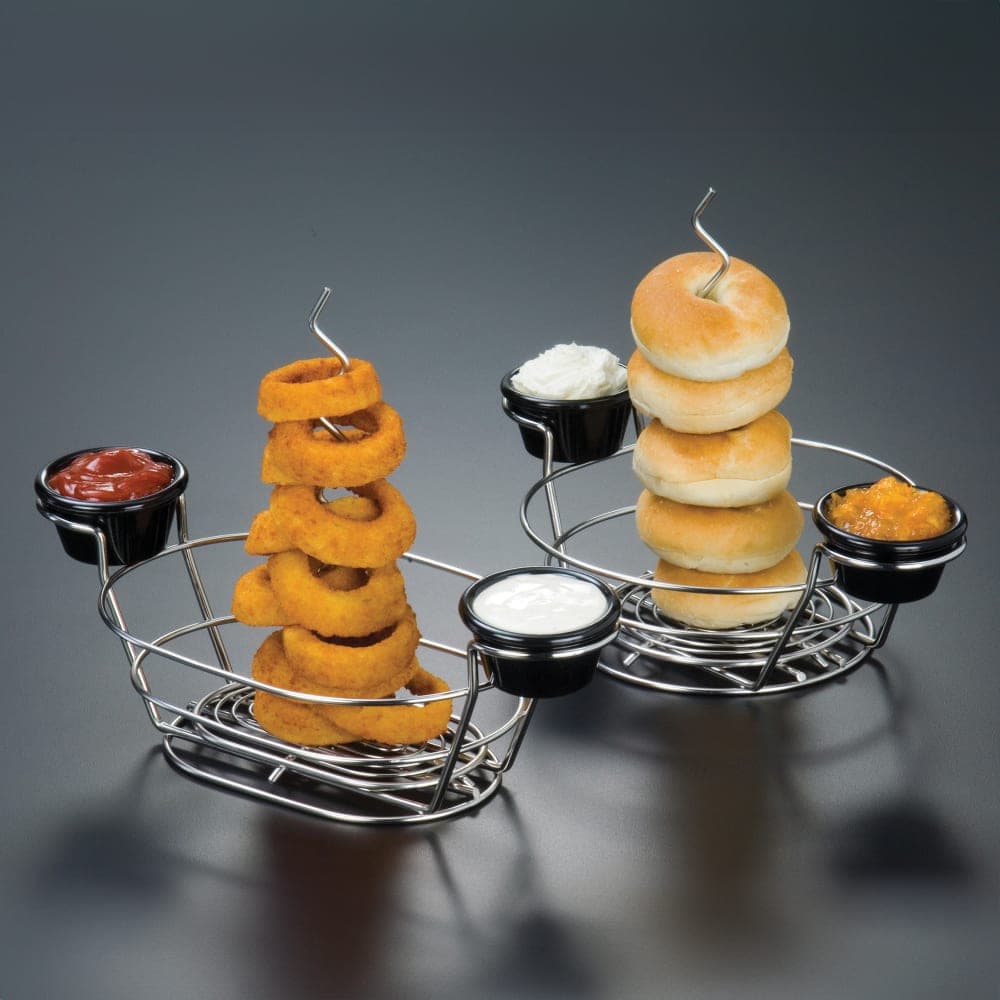 American Metalcraft ORHO2 Oval Onion Ring Spindle, Stainless