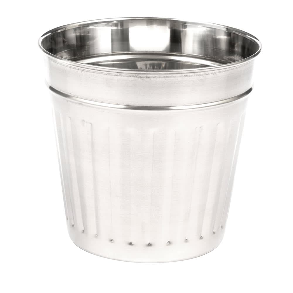 American Metalcraft OSCAR3 6" Mini Trash Can Serving Basket, 66 oz, Stainless Steel