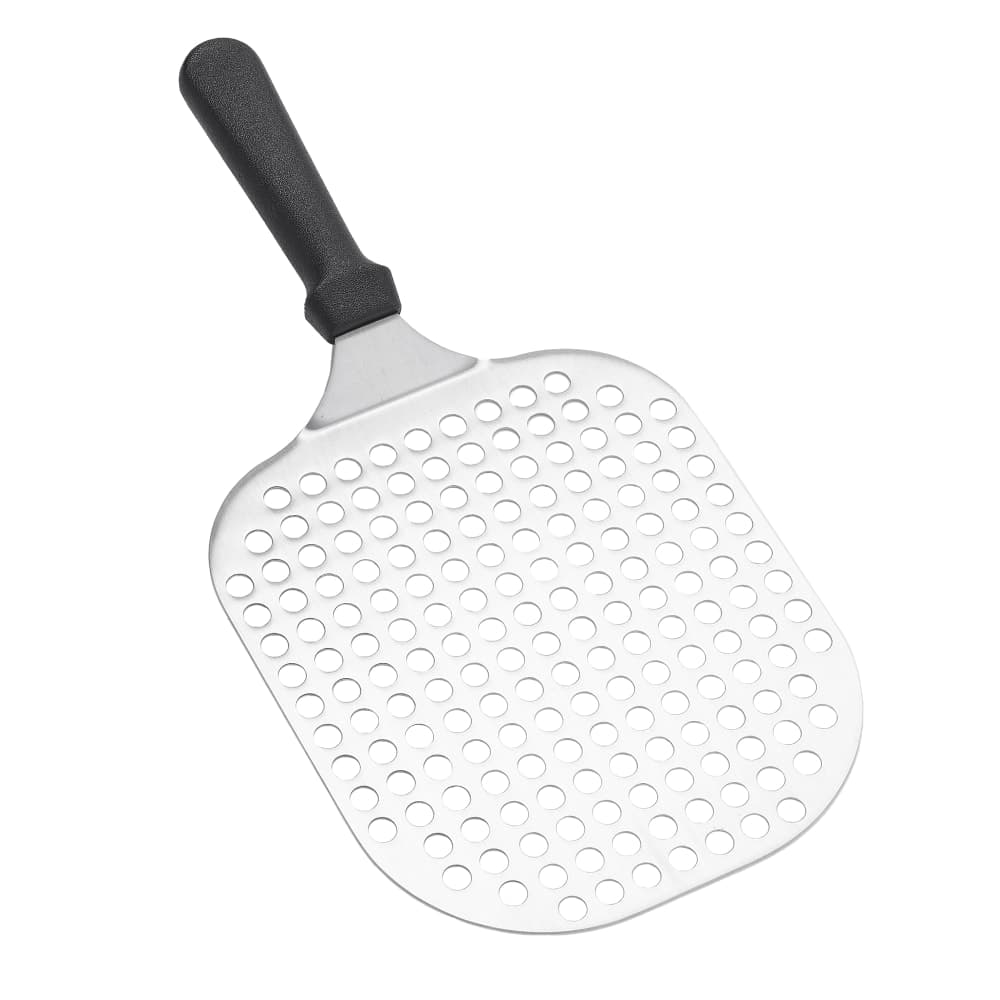 American Metalcraft PLP147 14 3/4" Mini Perforated Pizza Peel w/ 9 5/8" x 7 1/4" Stainless Blade, Poly Handle