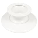 American Metalcraft PSP8 8" Round Serving Stand - White Porcelain thumbnail 4