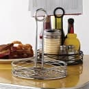 American Metalcraft RBNB17 Round Condiment Caddy - Wire, Black thumbnail 2