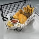 American Metalcraft RMB59C Rectangular Basket w/ Grid Bottom, Chrome thumbnail 2