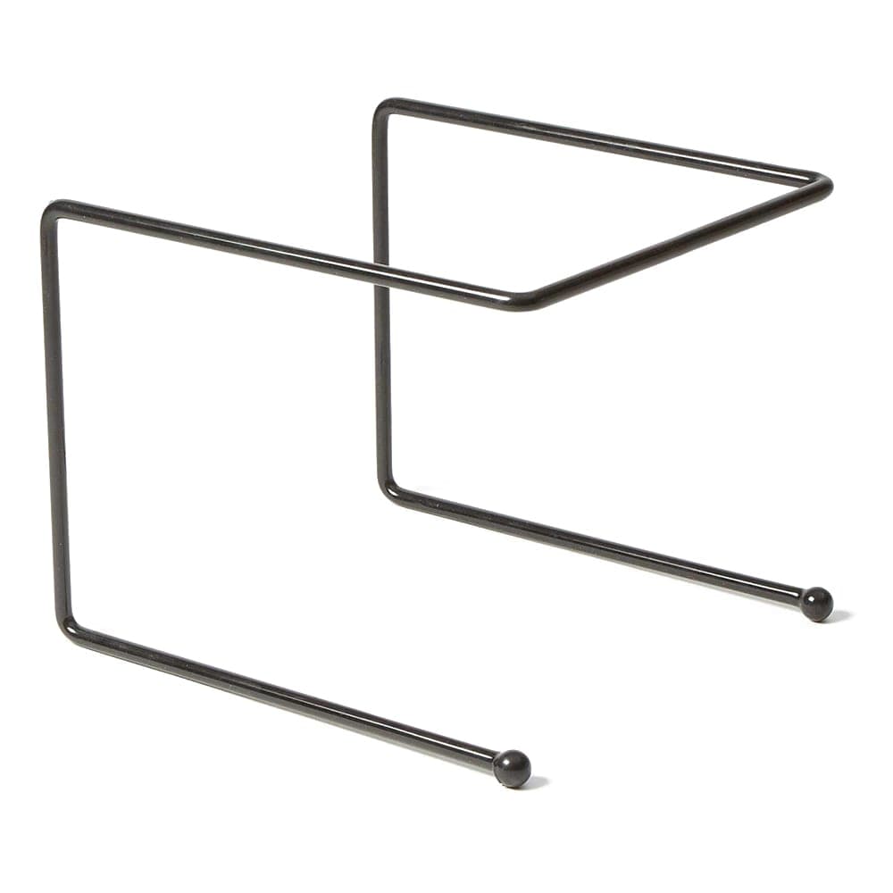 American Metalcraft RSB307 12" Square Pizza Stand - 7"H, Rubberized Steel, Black