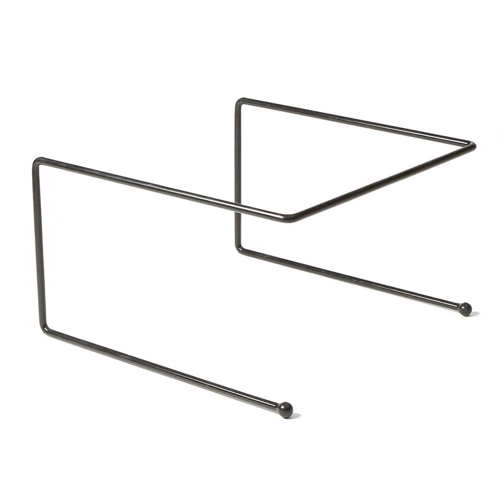 American Metalcraft RSB312 9" Square Pizza Stand - 7"H, Rubberized Steel, Black