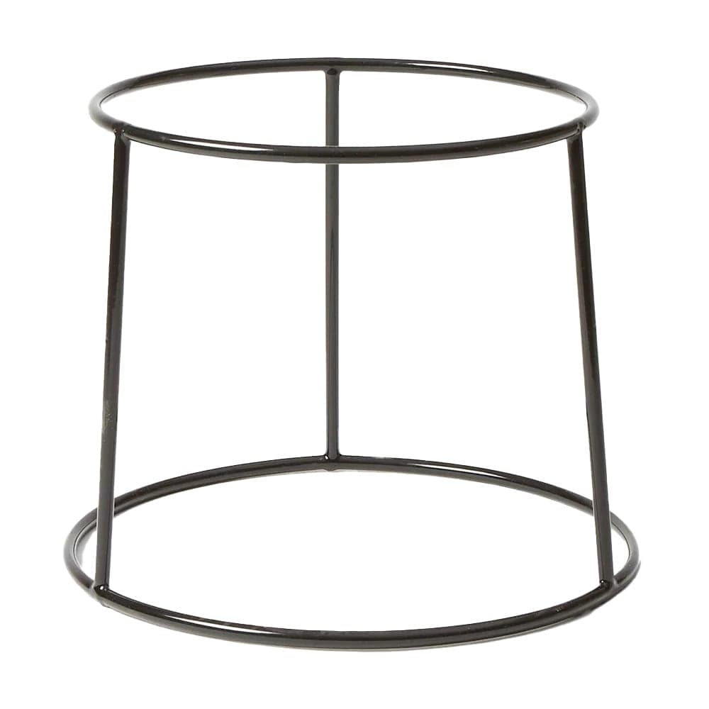 American Metalcraft RSRB 7 1/2" Round Pizza Stand - 7 3/8"H, Rubberized Steel, Black