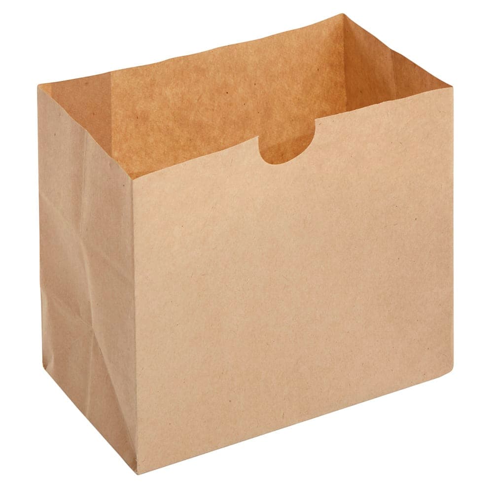 American Metalcraft SBN4 Mini Disposable Snack Bag - 4 1/4&quot;L x 2 1/2&quot;W x 3 3/4&quot;H, Natural