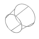 American Metalcraft SDRCK 1 Tier Display Rack, Large, Stainless thumbnail 3