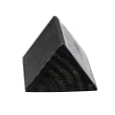 American Metalcraft SIGNC3 Coffee Table Tent Sign - 1 3/4" x 3", Silver/Black Wood thumbnail 3