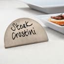 American Metalcraft SMS1 5" Card Sign, 2 1/2" x 2 1/2", Stainless thumbnail 2