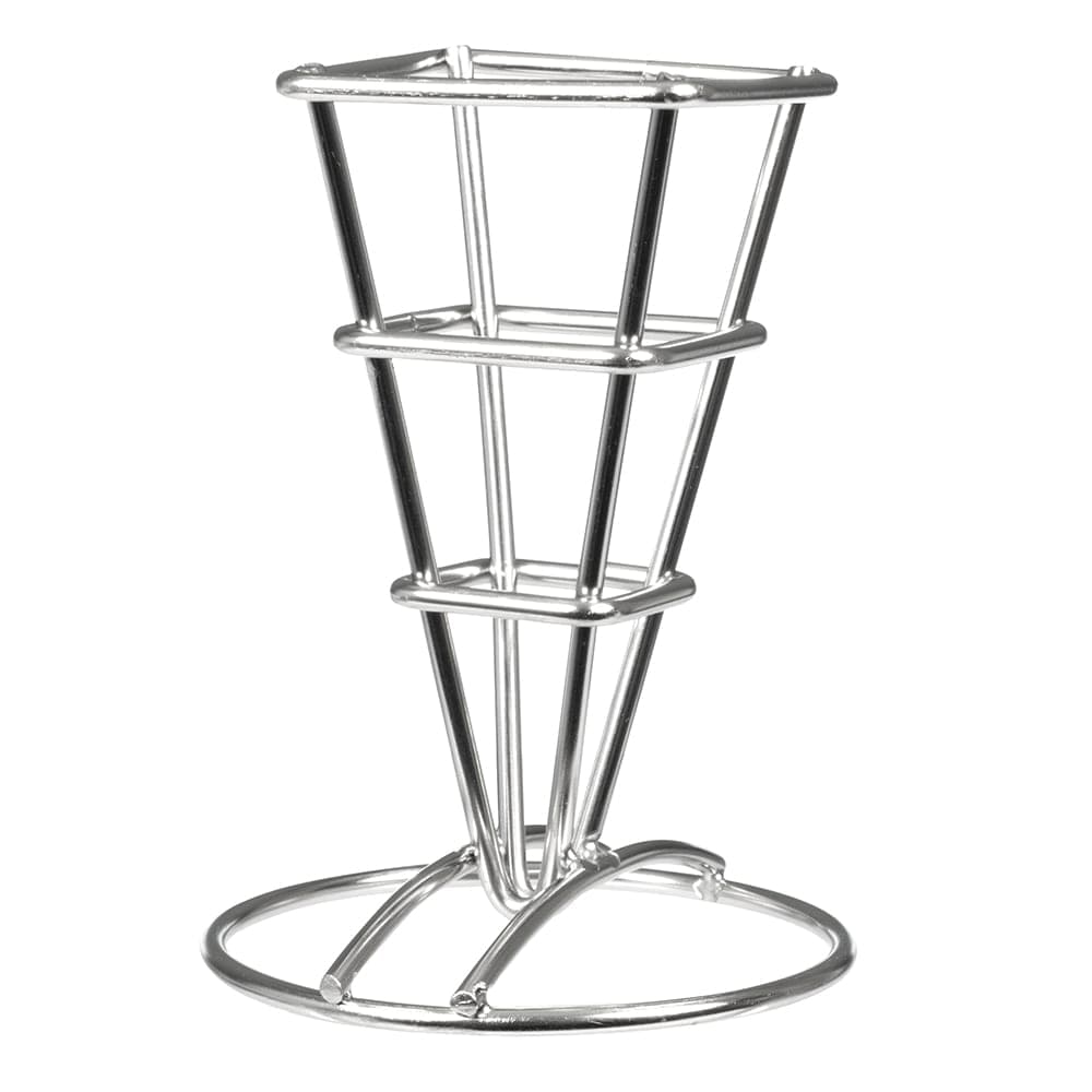 American Metalcraft SQFBSS Fry Cone Holder, 2 1/2" x 3 5/8", Stainless