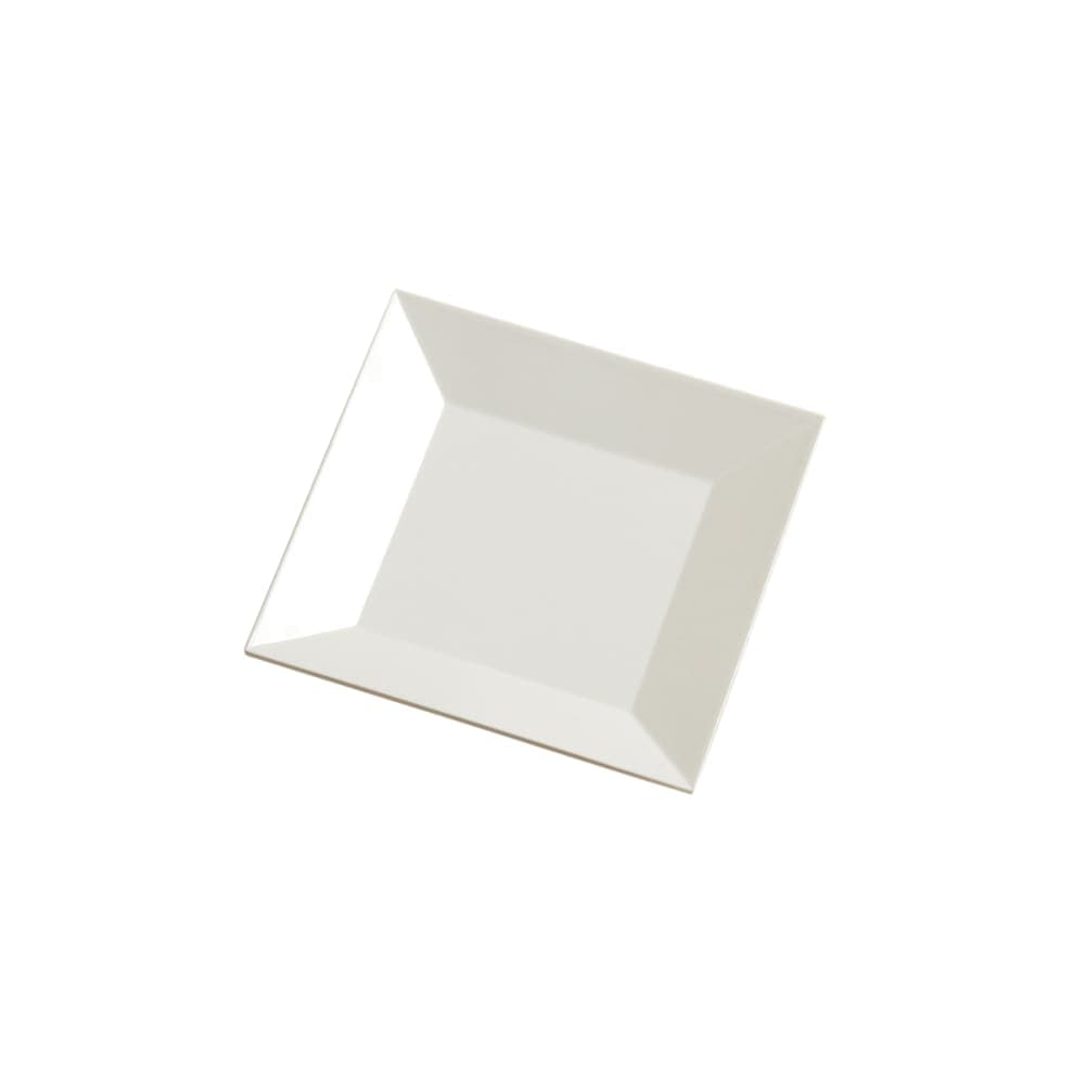 American Metalcraft SQP10 12" Square Endurance Platter - Melamine, White