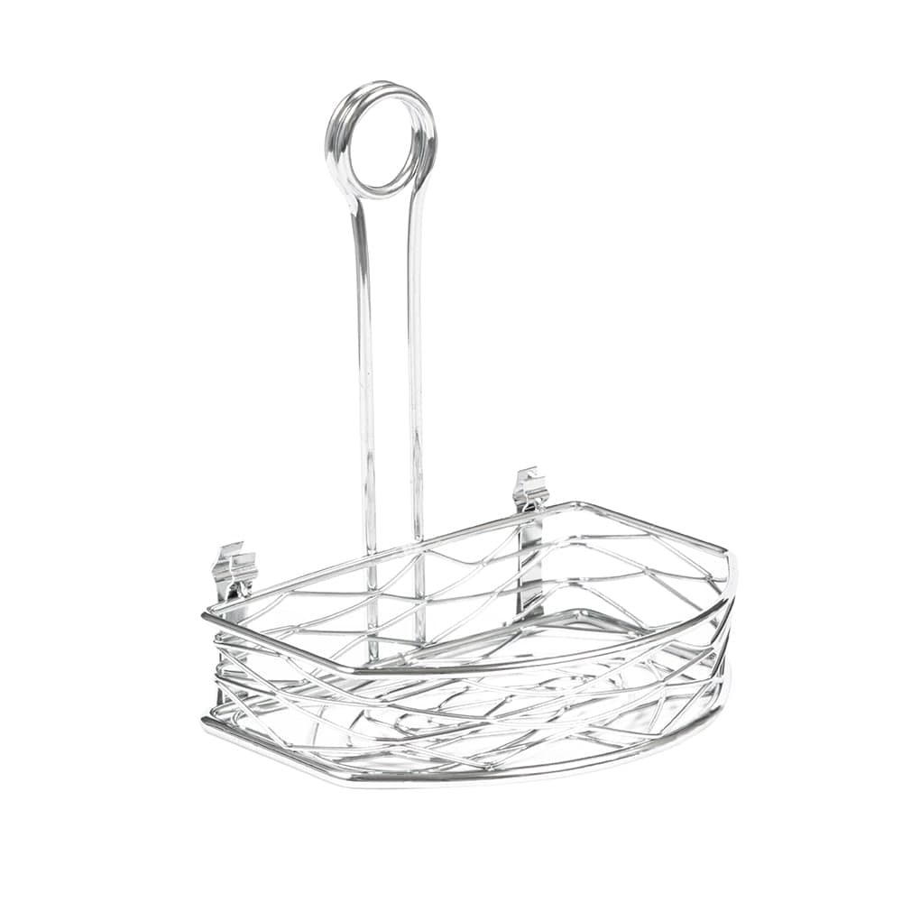 American Metalcraft SRBNC2 Half-Moon Condiment Caddy - Wire, Chrome