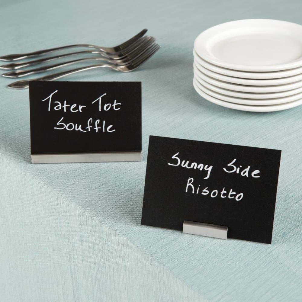 American Metalcraft SSCH4 4 1/8" Card Holder - Stainless