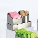 American Metalcraft SSPT3 Rectangular Sugar Caddy - Stainless Steel, Silver thumbnail 2