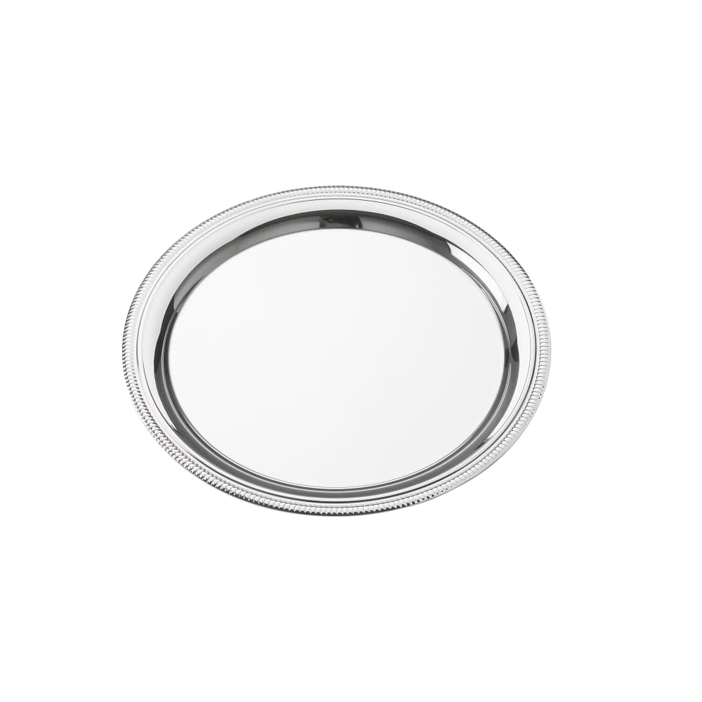 American Metalcraft SST10 10" Round Serving Tray, Stainless