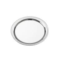 American Metalcraft SST12 12" Round Serving Tray, Stainless thumbnail 2