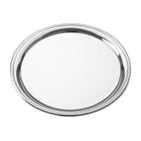 American Metalcraft SST12 12" Round Serving Tray, Stainless thumbnail 3