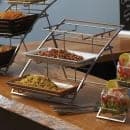 American Metalcraft TASLG 3 Tier Arched Display Stand, 21" x 15 1/4" x 12 3/4", Chrome thumbnail 2