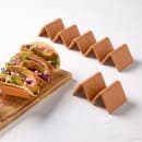 American Metalcraft THMT5 Taco Holder - Holds 4 to 5 Tacos, Melamine, Terracotta thumbnail 2