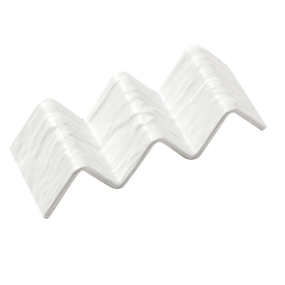 American Metalcraft THMW3 Taco Holder - Holds 2 to 3 Tacos, Melamine, White