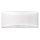 American Metalcraft TRPZ18 18 3/8" x 8 1/8" Trapezoid Serving Platter - Melamine, White thumbnail 2