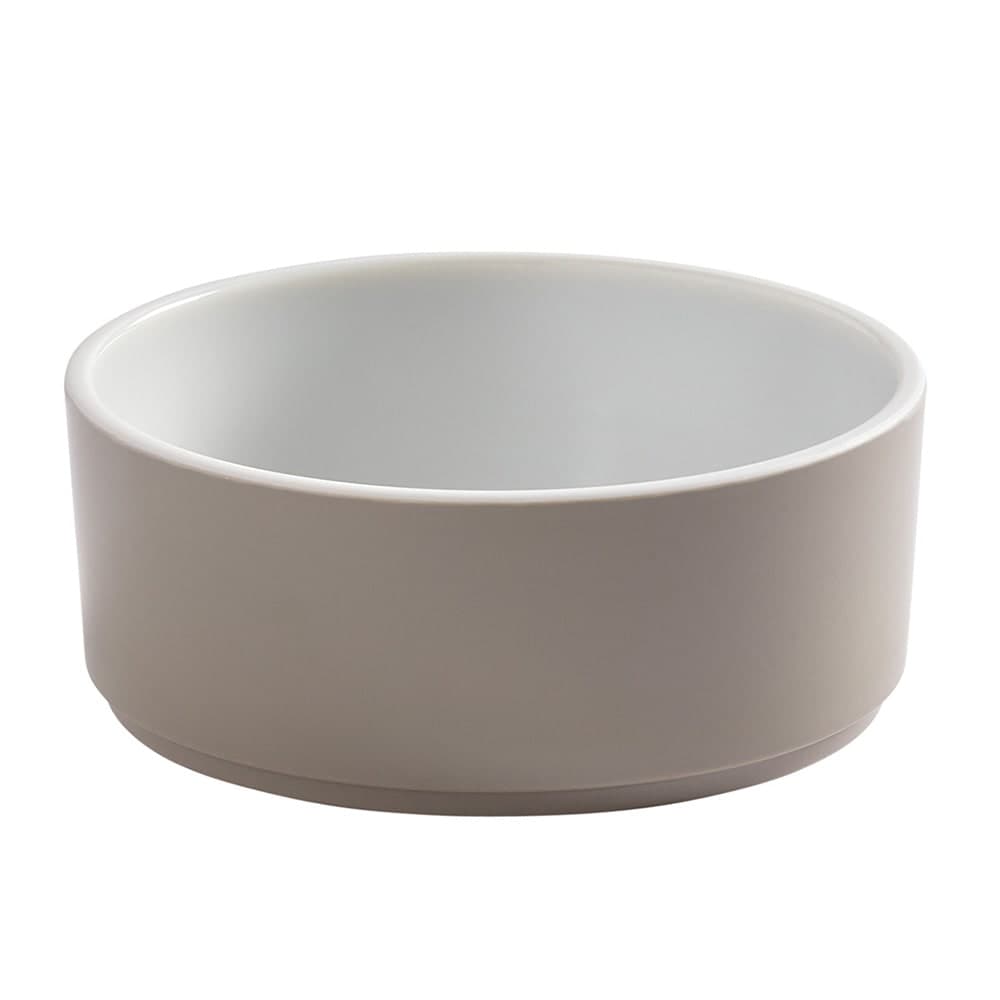 American Metalcraft UBR16MO 16 oz Round Bowl, 5 1/8" Diameter, Melamine, Mocha