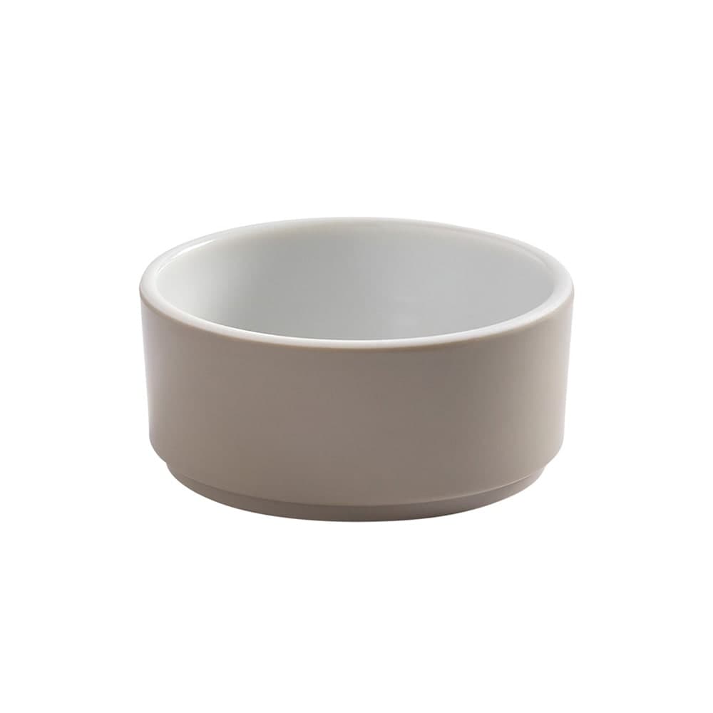 American Metalcraft UBR5MO 5 oz Round Bowl, 3 5/8" Diameter, Melamine, Mocha