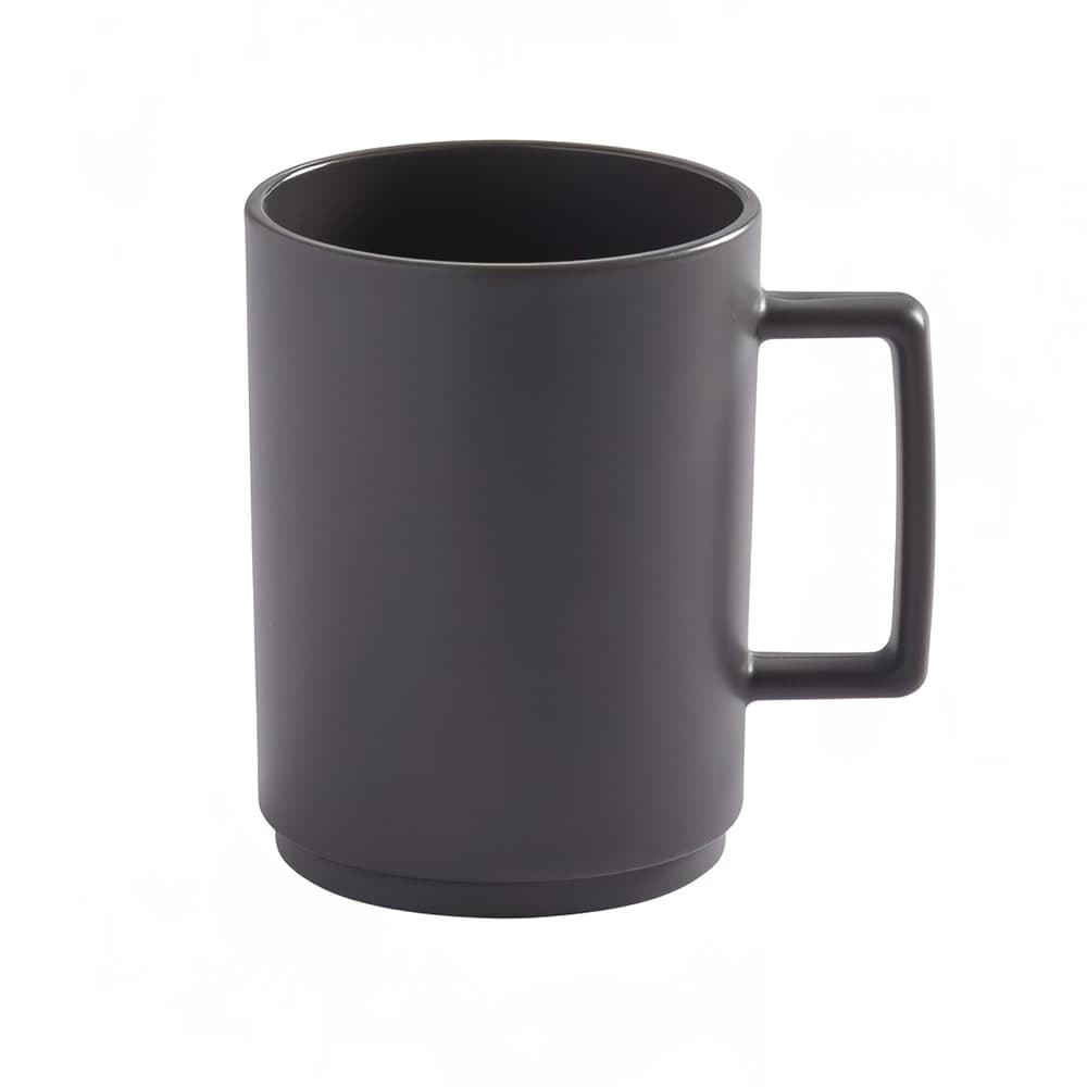American Metalcraft UM12GE 12 oz Melamine Mug, 3 1/8" Diameter 4 1/8" Height, Tritan, Graphite