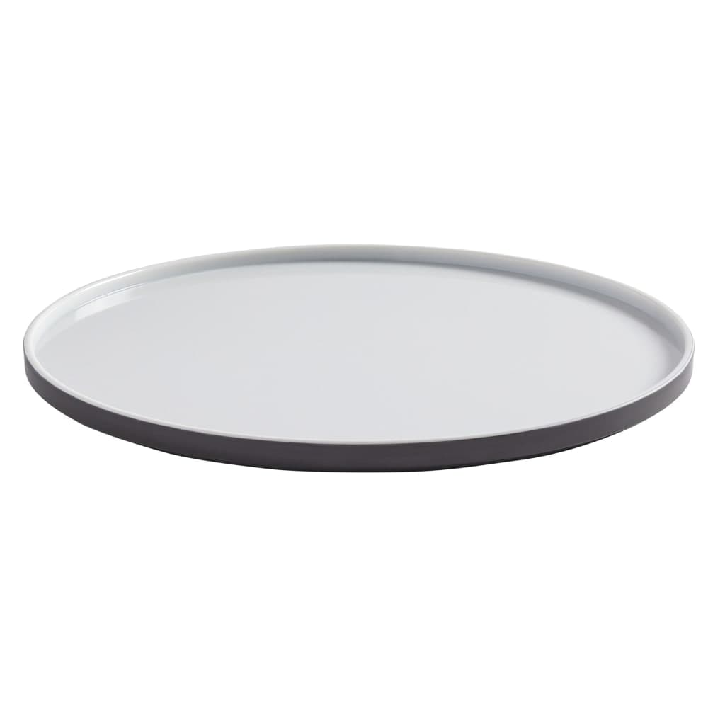American Metalcraft UPR11GE 11" Round Melamine Plate, Graphite