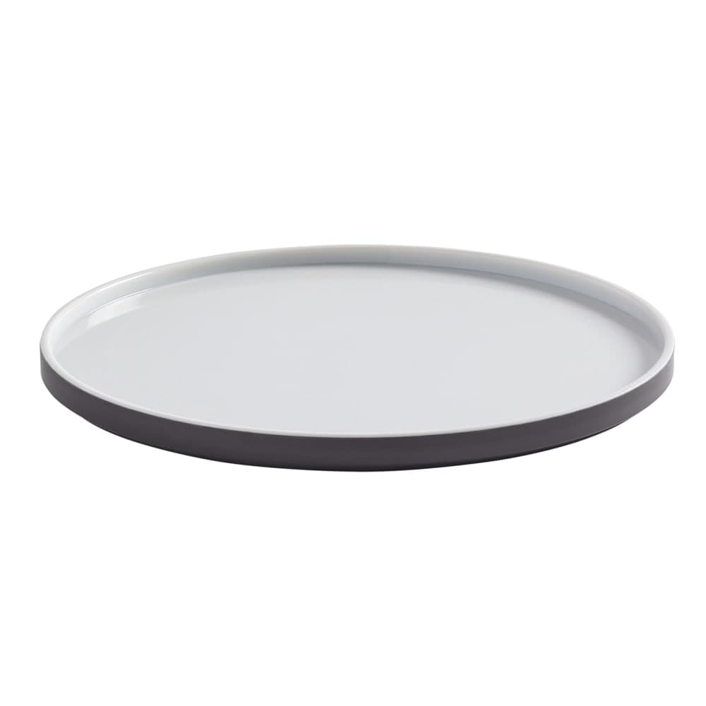 American Metalcraft UPR9GE 9" Round Melamine Plate, Graphite