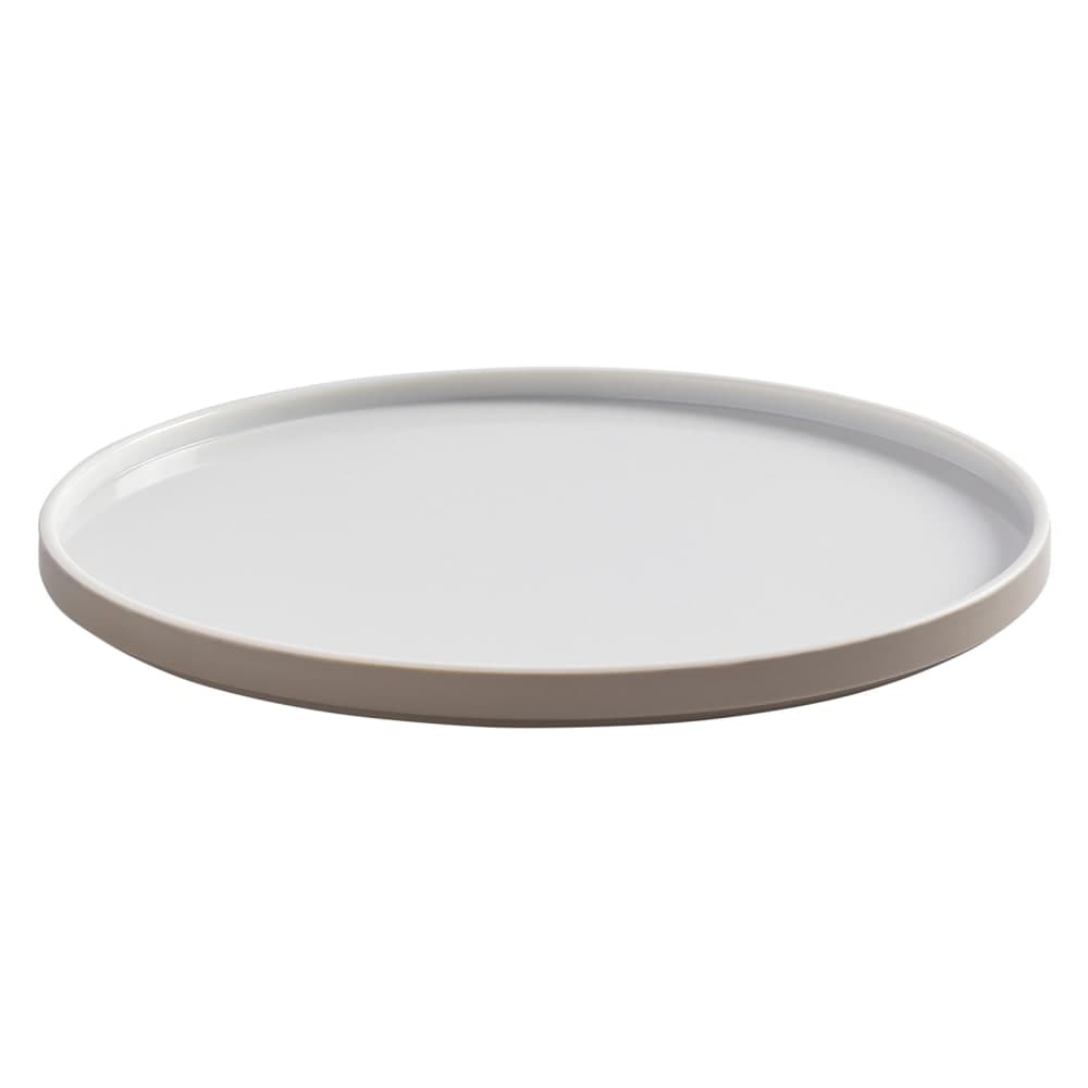 American Metalcraft UPR9MO 9" Round Melamine Plate, Mocha