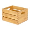 American Metalcraft WCBA7 Rectangular Condiment Caddy - Bamboo thumbnail 2