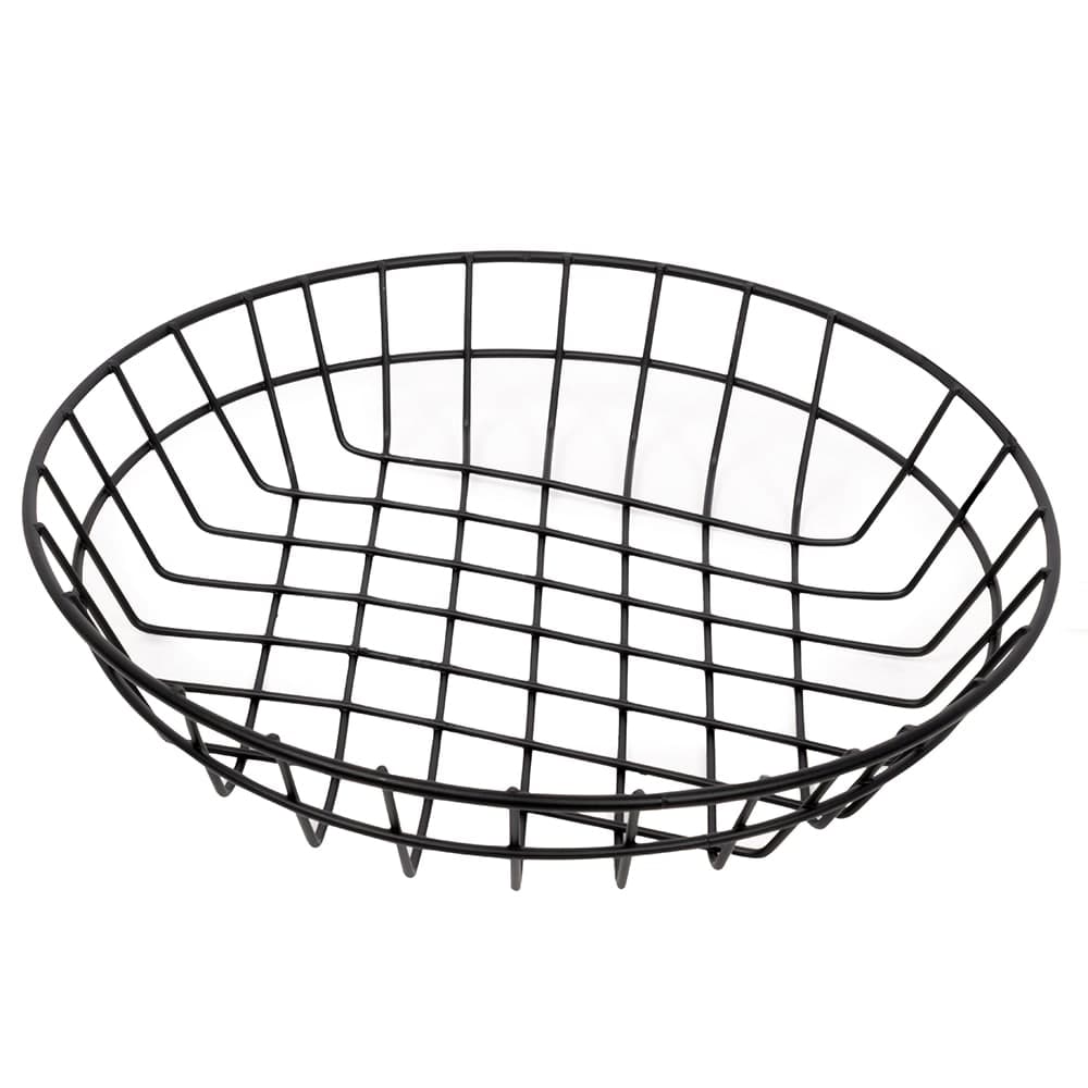 American Metalcraft WIB100 10" Wire Basket, Black